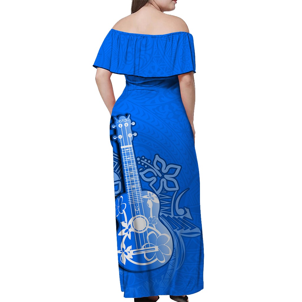 hawaii-ukulele-off-shoulder-long-dress-polynesian-blue-style