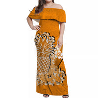 hawaii-pineapple-off-shoulder-long-dress-polynesian-orange-style