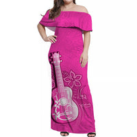 hawaii-ukulele-off-shoulder-long-dress-polynesian-pink-style
