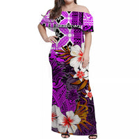 hawaii-pineapple-off-shoulder-long-dress-purple-style