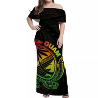 guam-off-shoulder-long-dress-turtle-mix-polynesian-style