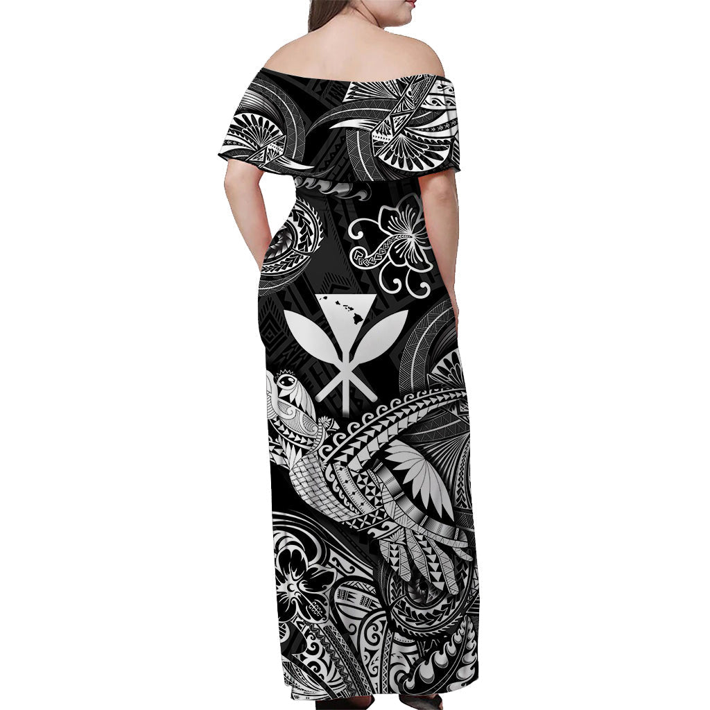 Hawaii Turtle Map Polynesian Matching Hawaiian Outfits For Couples Kanaka Maoli Unique Style - Black LT8 - Wonder Print Shop