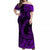 Polynesian Matching Hawaiian Outfits For Couples Hawaii Fish Hook Matching Hawaiian Shirt And Dress Unique Style - Purple LT8 - Wonder Print Shop