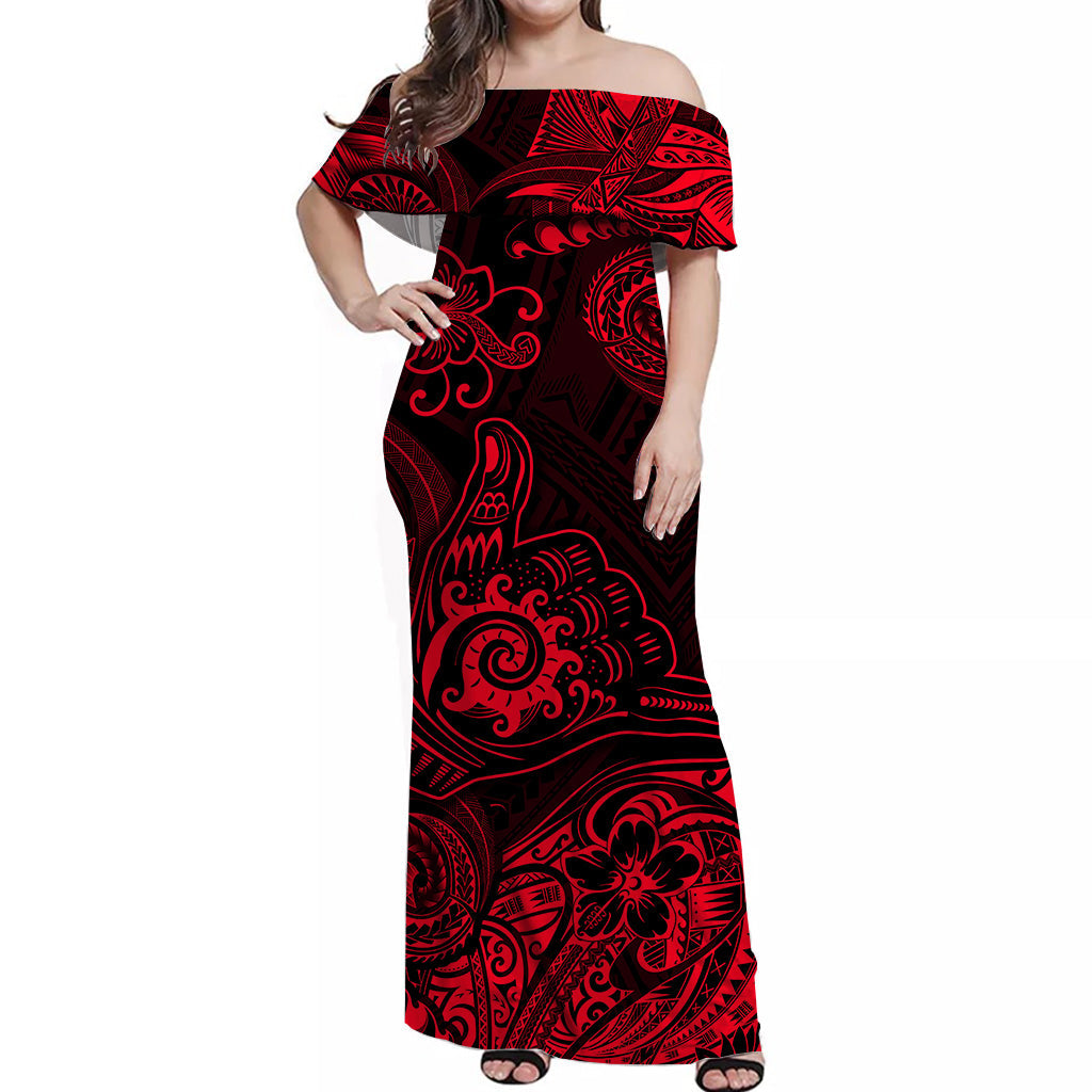 hawaii-shaka-polynesian-off-shoulder-long-dress-unique-style-red