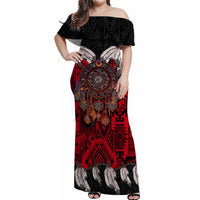 native-american-off-shoulder-long-dress-dress-native-dreamcatcher