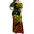 Hawaii Turtle Polynesian Matching Hawaiian Outfits For Couples Plumeria Flower Unique Style - Reggae LT8 - Wonder Print Shop