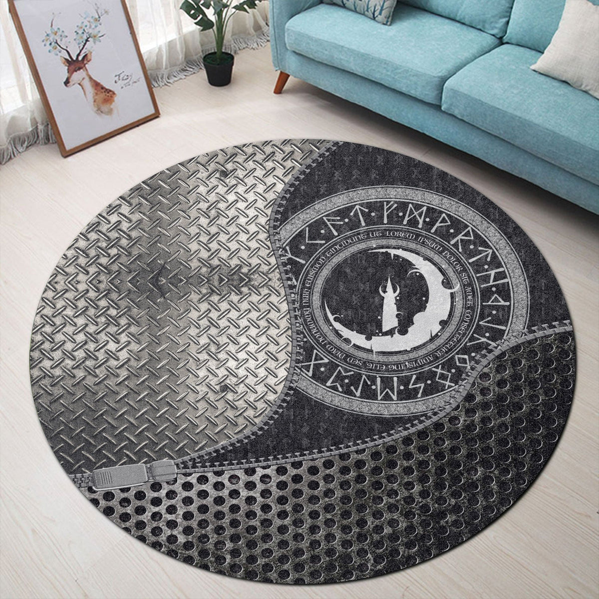 viking-carpet-old-scandinavian-runic-grunge-letters-round-carpet