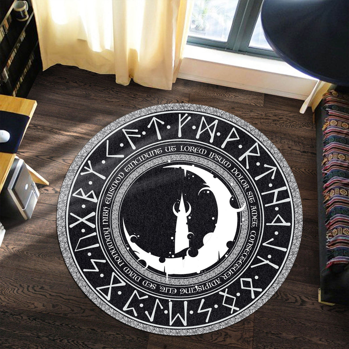 viking-carpet-old-scandinavian-runic-grunge-letters-round-carpet