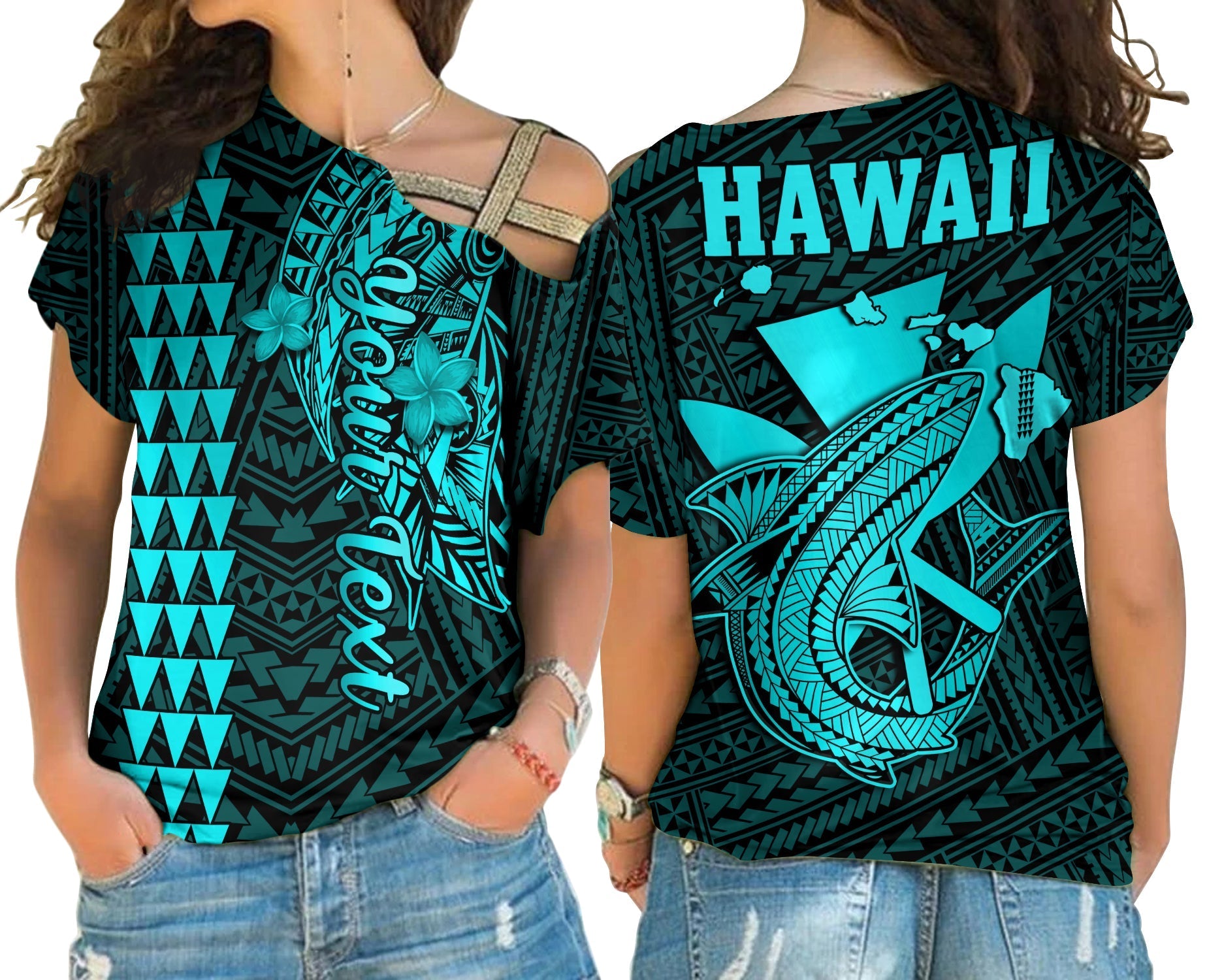 custom-personalised-hawaii-cross-shoulder-shirt-kakau-kanaka-maoli-combine-polynesian-shark-ver04