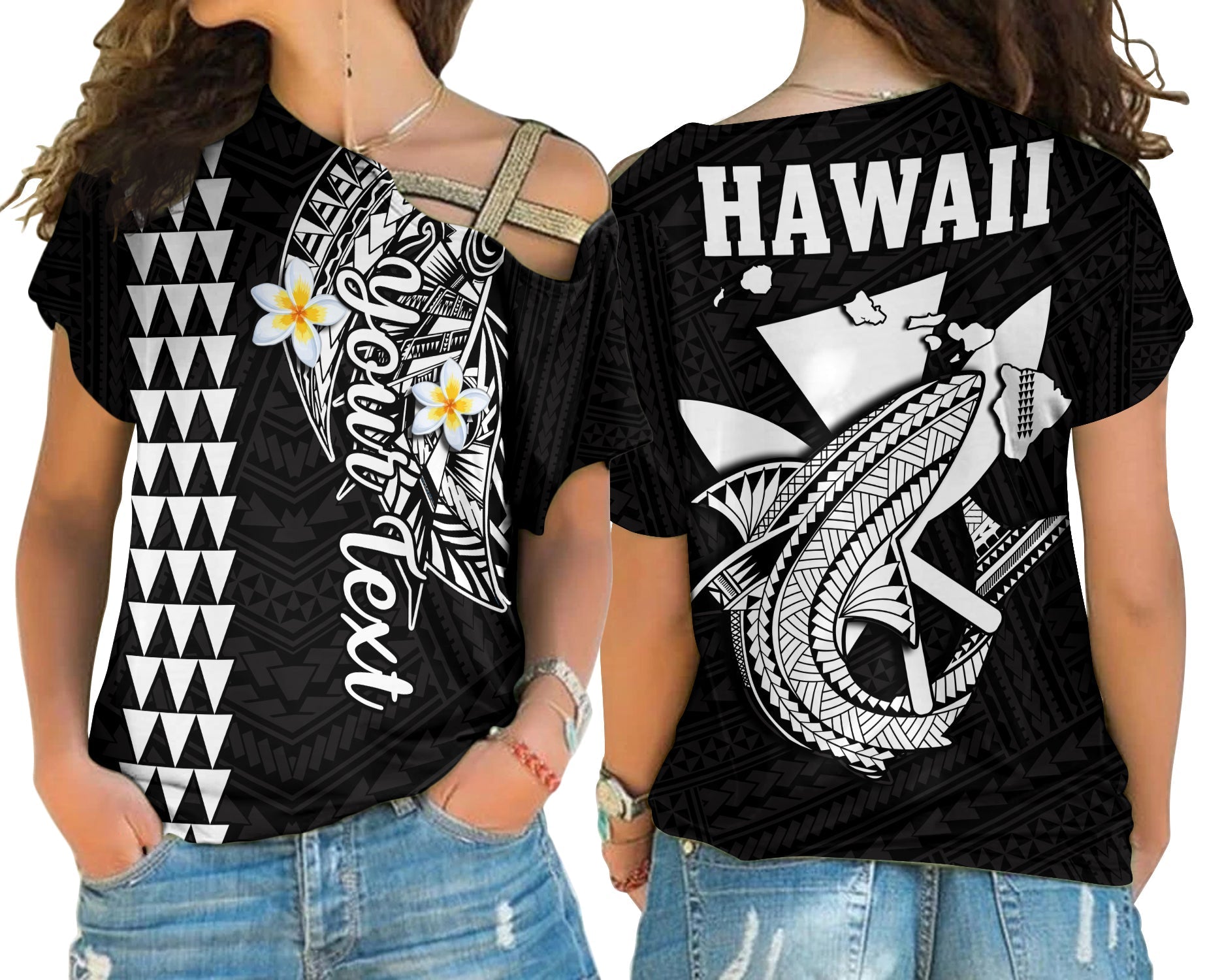 custom-personalised-hawaii-cross-shoulder-shirt-kakau-kanaka-maoli-combine-polynesian-shark-ver07