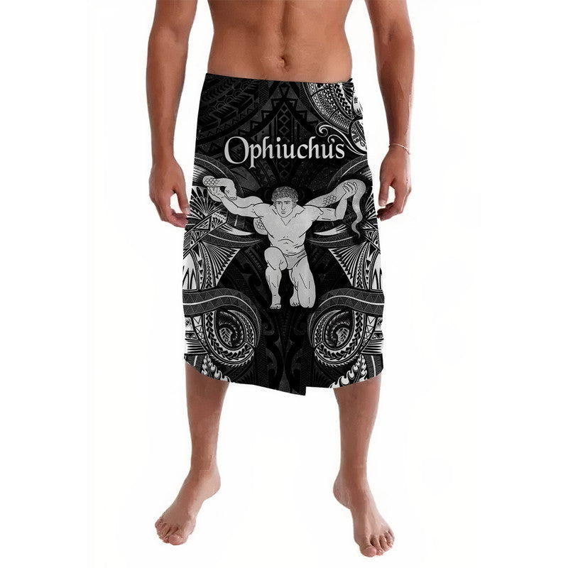 Ophiuchus Zodiac Polynesian Lavalava Unique Style - Black LT8 - Wonder Print Shop