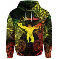 Custom Ophiuchus Zodiac Polynesian Hoodie Unique Style Reggae LT8 - Wonder Print Shop