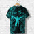 Custom Ophiuchus Zodiac Polynesian T Shirt Unique Style Turquoise LT8 - Wonder Print Shop