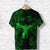 Custom Ophiuchus Zodiac Polynesian T Shirt Unique Style Green LT8 - Wonder Print Shop