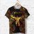 Custom Ophiuchus Zodiac Polynesian T Shirt Unique Style Gold LT8 - Wonder Print Shop