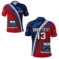 Custom Samoa Polynesian Polo Shirt Quotes Custom Text and Number LT13 - Wonder Print Shop