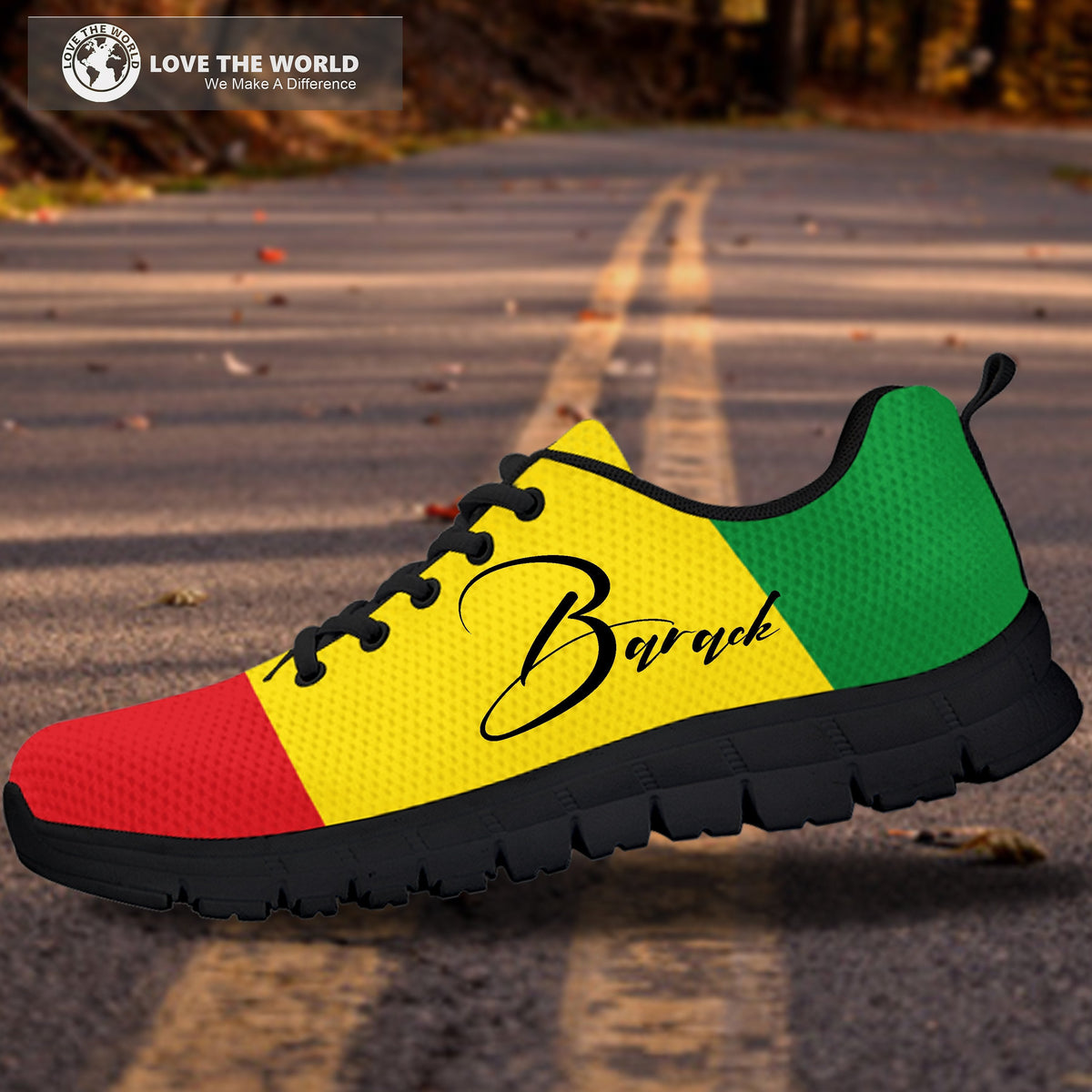 (Custom) Ethiopia Sneakers Flag Lion Personal Signature - Wonder Print Shop
