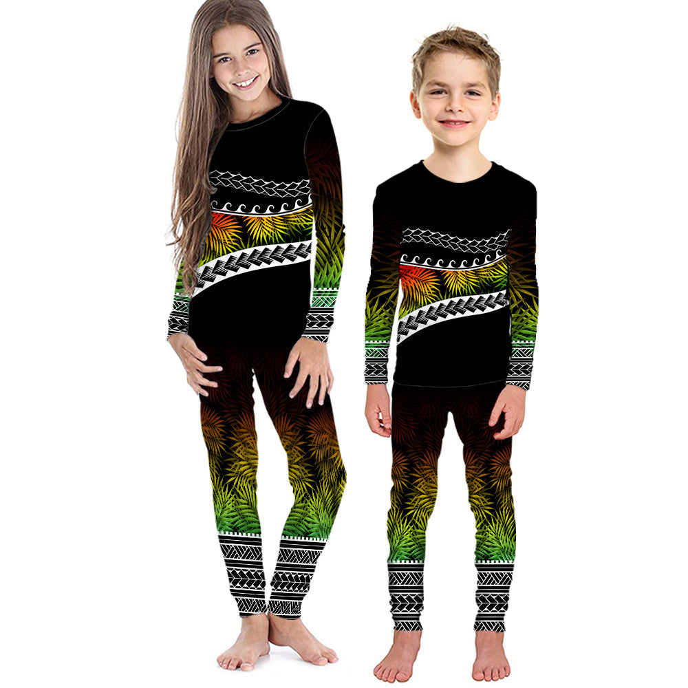 polynesian-pattern-pajama-set-kid-palm-style-reggae