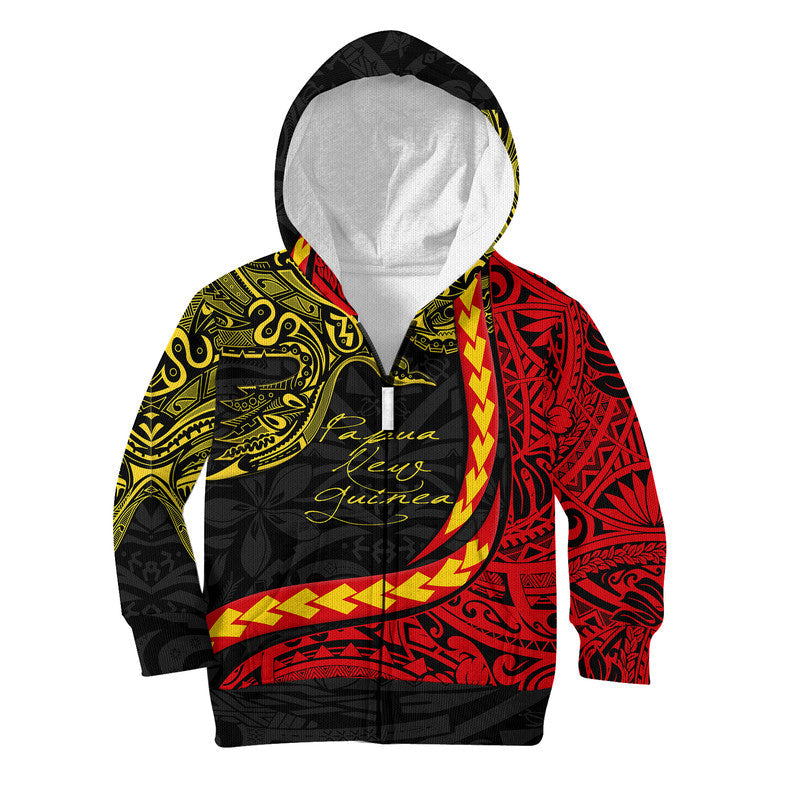Papua New Guinea Kid Hoodie Unique Bird Style - Wonder Print Shop
