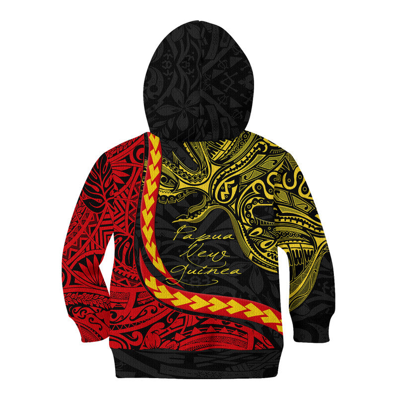 Papua New Guinea Kid Hoodie Unique Bird Style - Wonder Print Shop