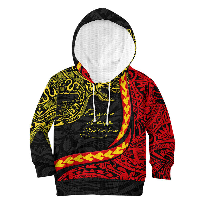 Papua New Guinea Kid Hoodie Unique Bird Style - Wonder Print Shop