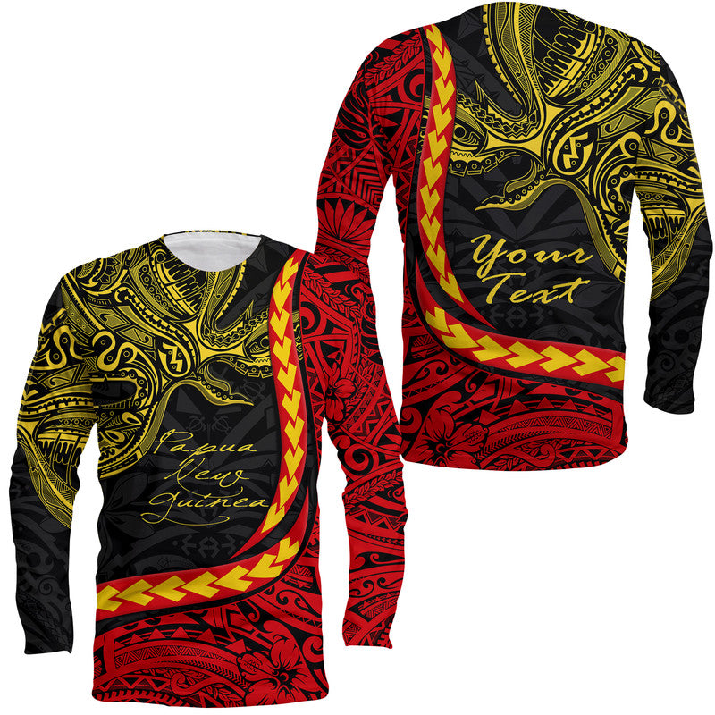 Custom Personalised Papua New Guinea Long Sleeve Shirt Unique Bird Style - Wonder Print Shop