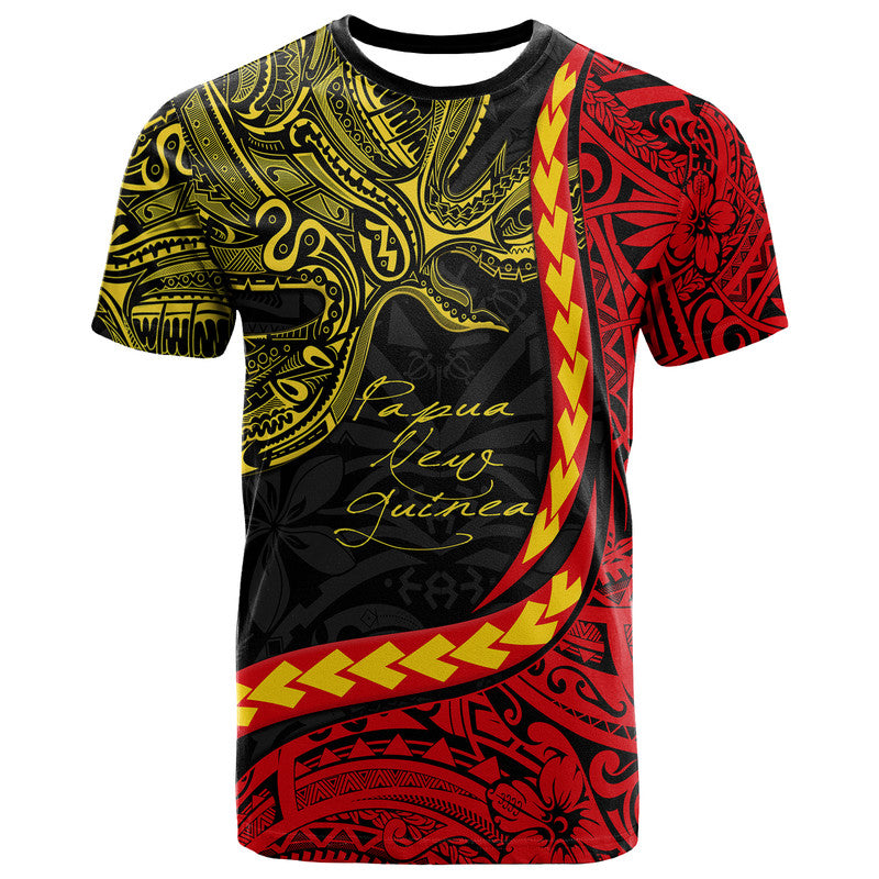 Custom Papua New Guinea T Shirt Unique Bird Style - Wonder Print Shop