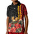 Custom Papua New Guinea Polo Shirt Unique Bird With Tropical Vintage Plant - Wonder Print Shop