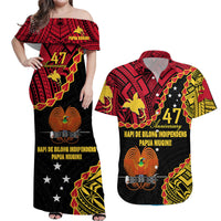 Papua New Guinea 47th Anniversary Matching Hawaiian Shirt And Dress LT9 - Wonder Print Shop