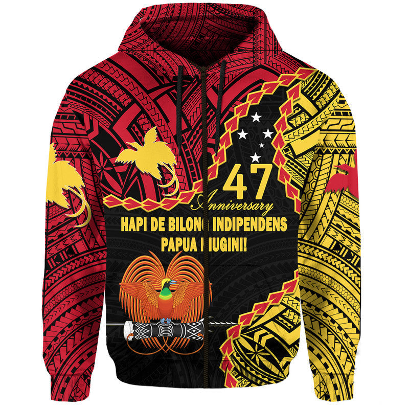 Papua New Guinea 47th Anniversary Hoodie Hapi De bilong Indipendens Papua Niugini - Wonder Print Shop
