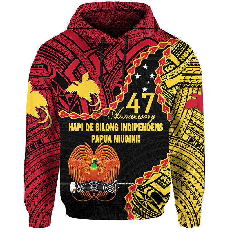 Papua New Guinea 47th Anniversary Hoodie Hapi De bilong Indipendens Papua Niugini - Wonder Print Shop