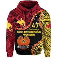 Papua New Guinea 47th Anniversary Hoodie Hapi De bilong Indipendens Papua Niugini - Wonder Print Shop