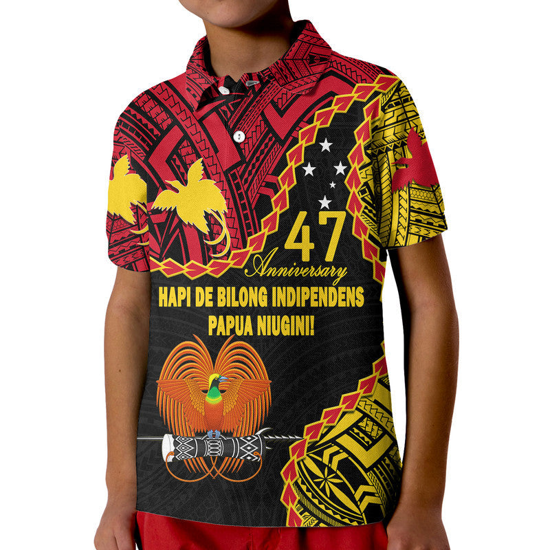 Papua New Guinea 47th Anniversary Polo Shirt Hapi De bilong Indipendens Papua Niugini - Wonder Print Shop