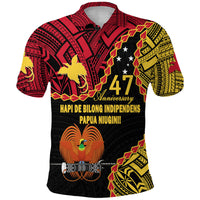 Papua New Guinea 47th Anniversary Polo Shirt Hapi De bilong Indipendens Papua Niugini - Wonder Print Shop
