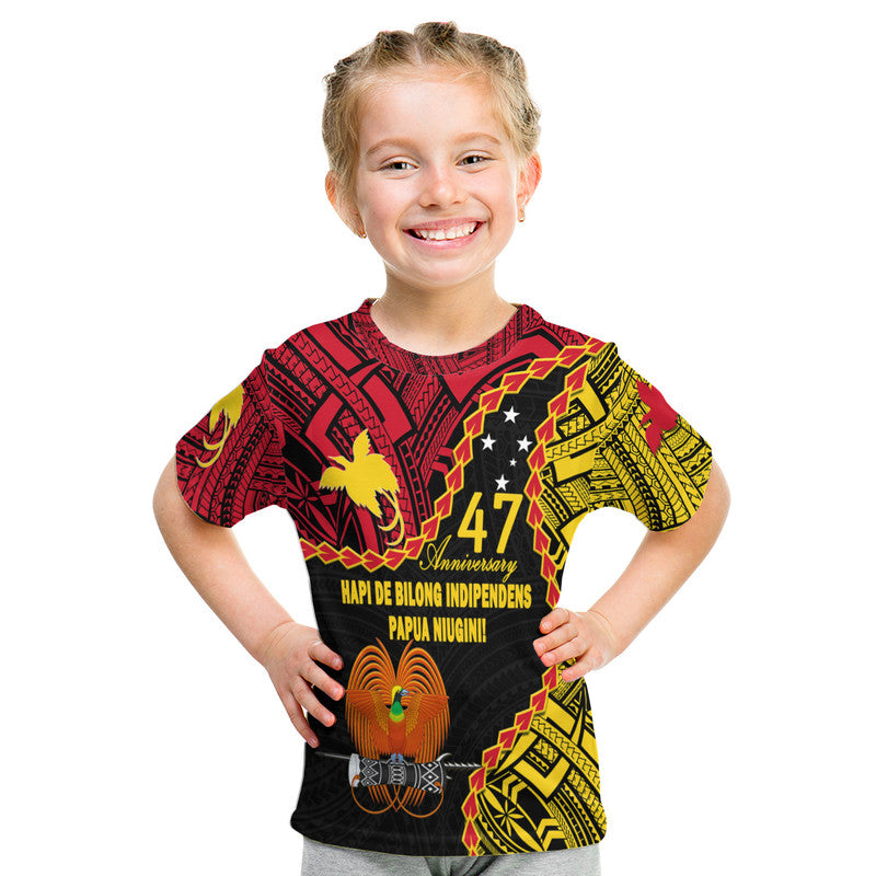 Papua New Guinea 47th Anniversary T Shirt Hapi De bilong Indipendens Papua Niugini - Wonder Print Shop