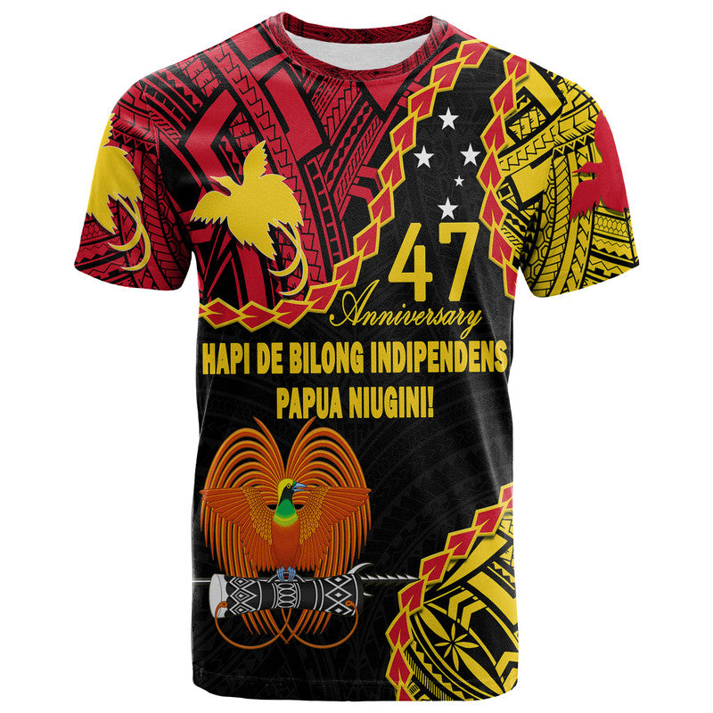 Papua New Guinea 47th Anniversary T Shirt Hapi De bilong Indipendens Papua Niugini - Wonder Print Shop