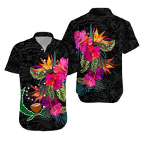 Pohnpei Hibiscus Polynesian Tribal Matching Hawaiian Shirt And Dress LT12 - Wonder Print Shop