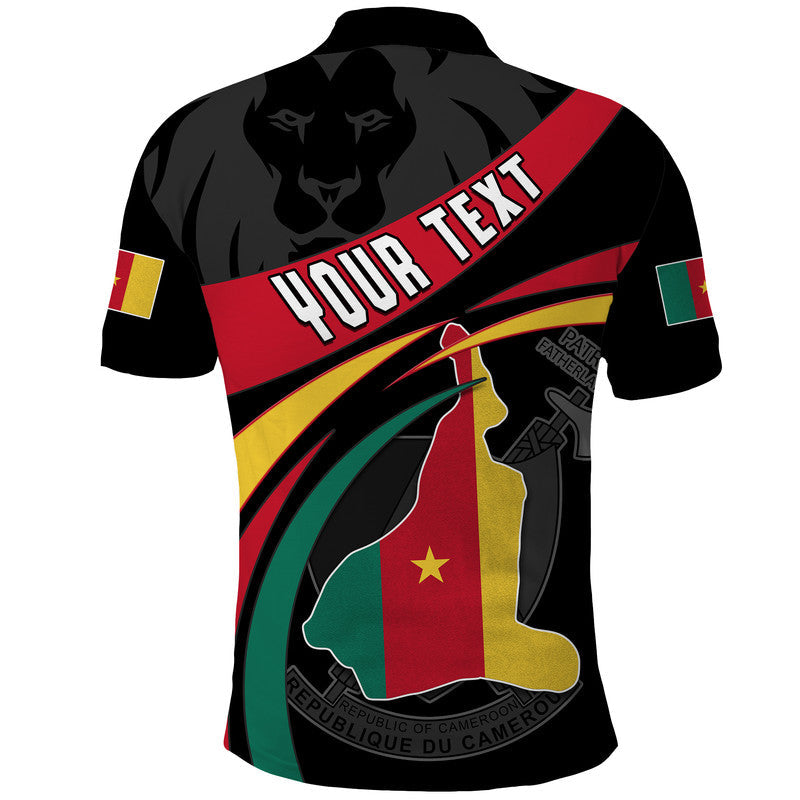 Custom Happy Independence Day Cameroon Polo Shirt - Wonder Print Shop