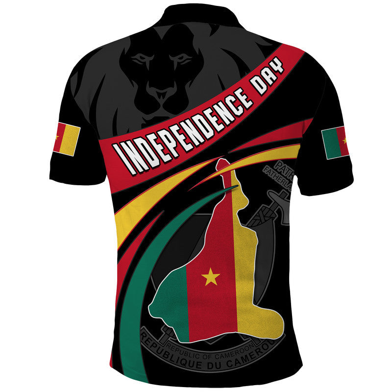 Happy Independence Day Cameroon Polo Shirt - Wonder Print Shop