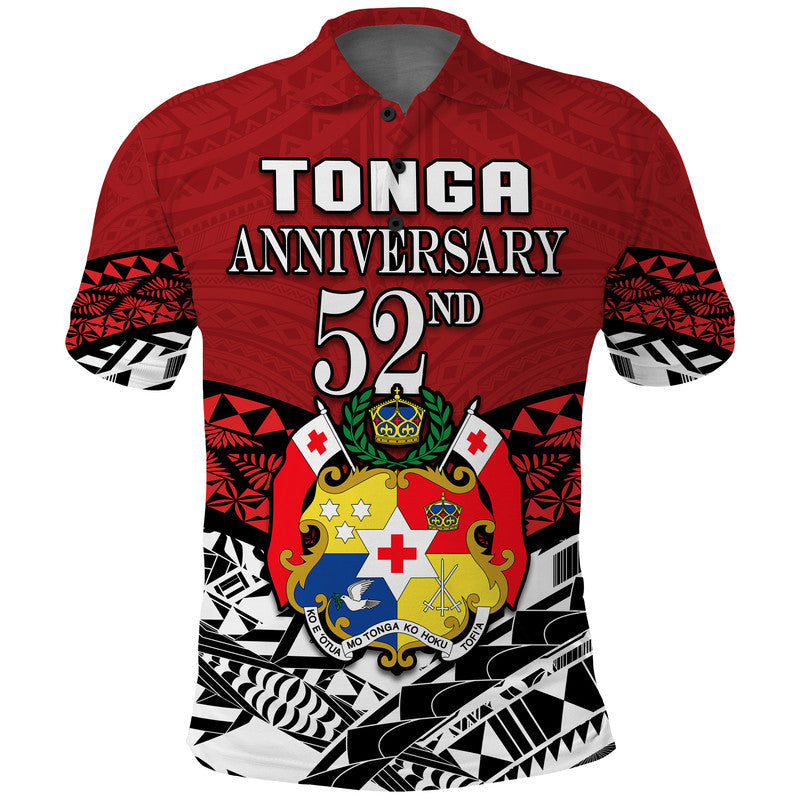 Tonga Polo Shirt Independence Anniversary Special Version 2022 - Wonder Print Shop