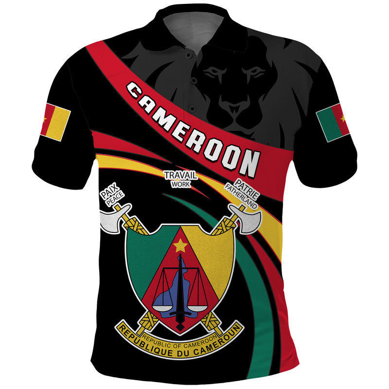 Happy Independence Day Cameroon Polo Shirt - Wonder Print Shop