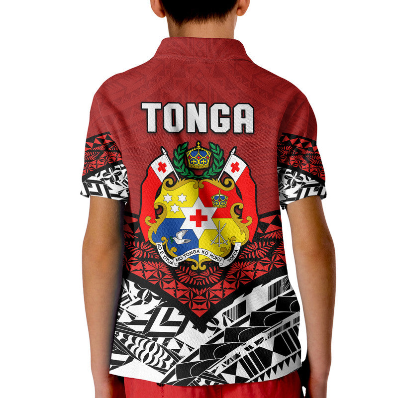 Tonga Polo Shirt KID Independence Anniversary Special Version 2022 - Wonder Print Shop