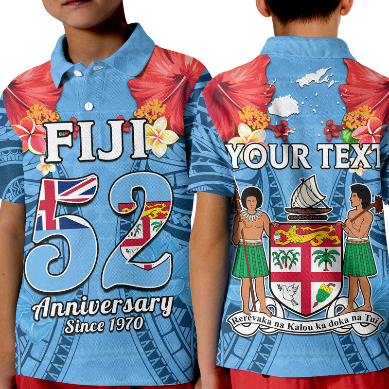 custom-personalised-fiji-1970-polo-shirt-kid-happy-52-years-independence-anniversary