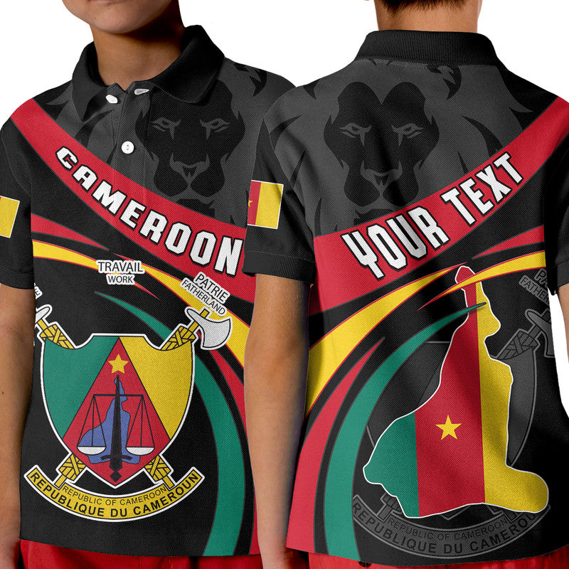Custom Happy Independence Day Cameroon Polo Shirt - Wonder Print Shop