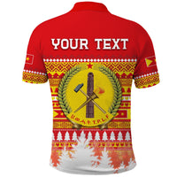 Custom Tigray Polo Shirt Merry Christmas Mix African Pattern LT13 - Wonder Print Shop