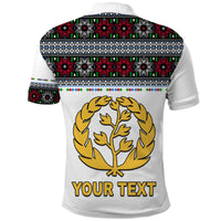 Custom Eritrea Tibeb Polo Shirt Eritrean Cross Mix Flag LT13 - Wonder Print Shop