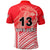 Custom LABASA Football Polo Shirt Strong Lion Of Custom Fiji Text and Number LT13 - Wonder Print Shop