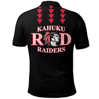 Red Raiders Polo Shirt Kahuku School LT13 - Wonder Print Shop