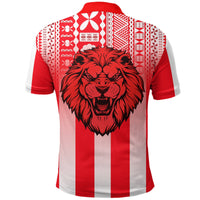 Football LABASA FA Polo Shirt Red Lion Fiji LT13 - Wonder Print Shop