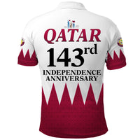 Qatar Polo Shirt Happy National Day Style Flag LT13 - Wonder Print Shop